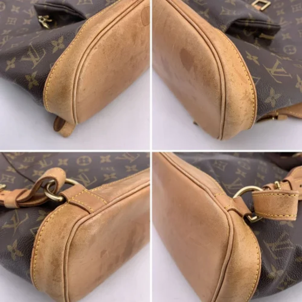 Louis Vuitton Vintage Pre-owned Canvas backpacks Brown Dames
