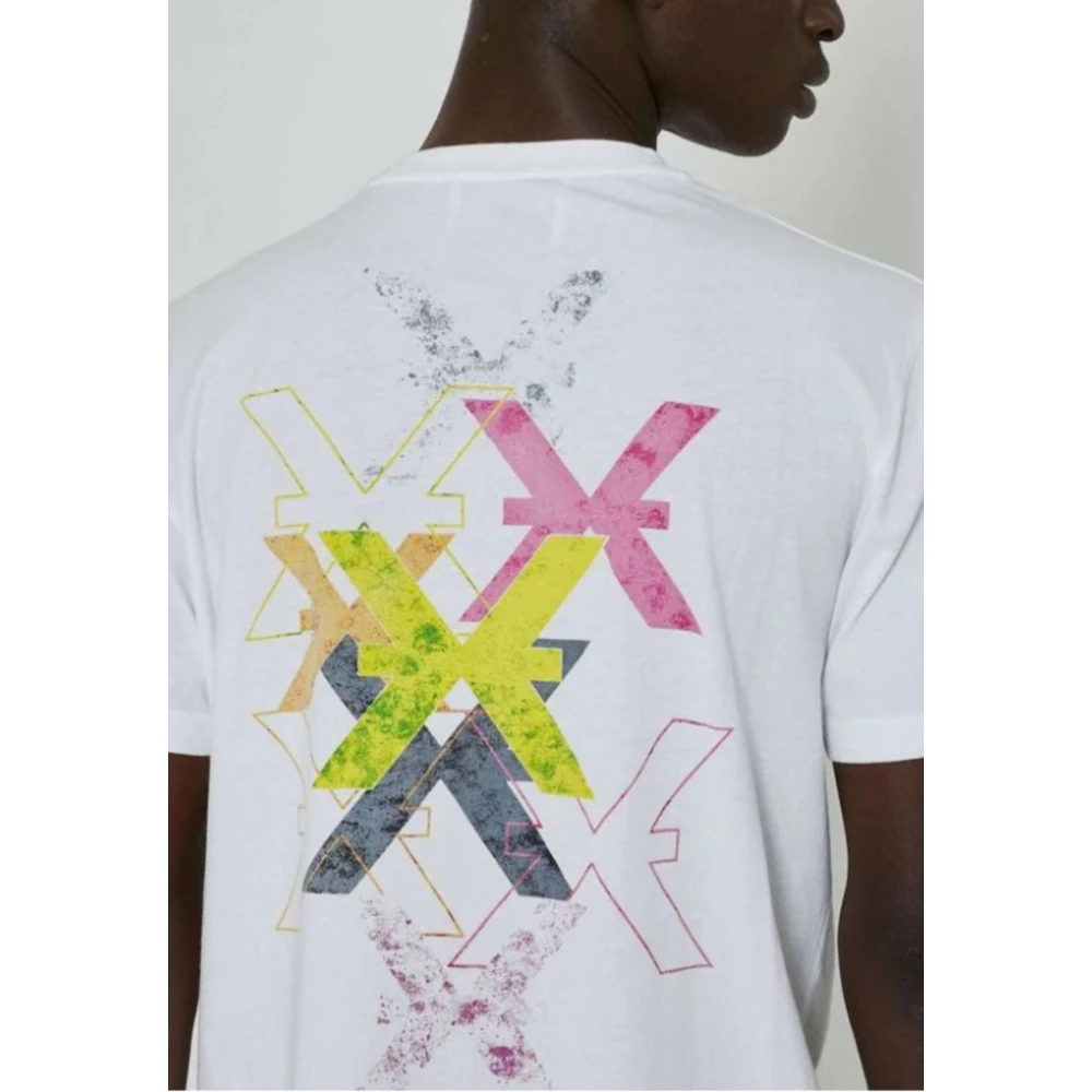 John Richmond Heren Casual T-Shirt White Heren