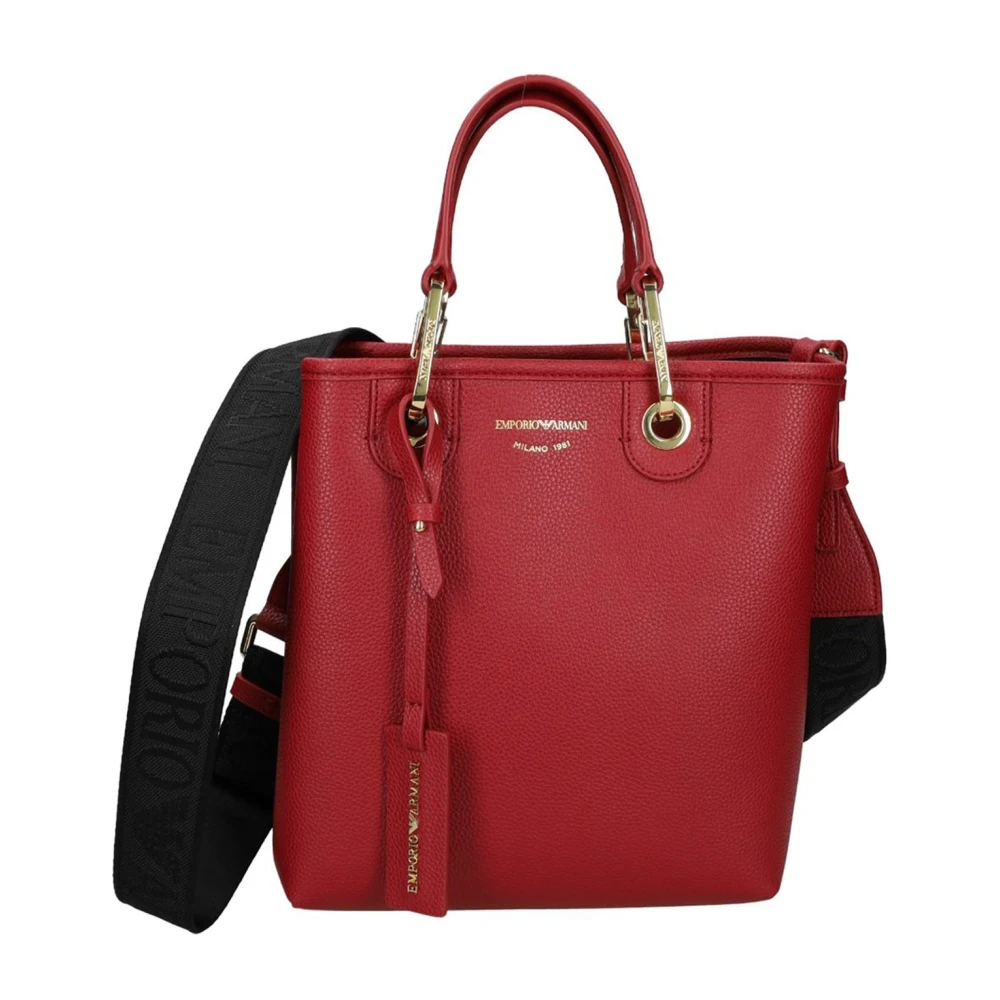Giorgio Armani Bordeaux Synthetische Dames Shopper Red Dames