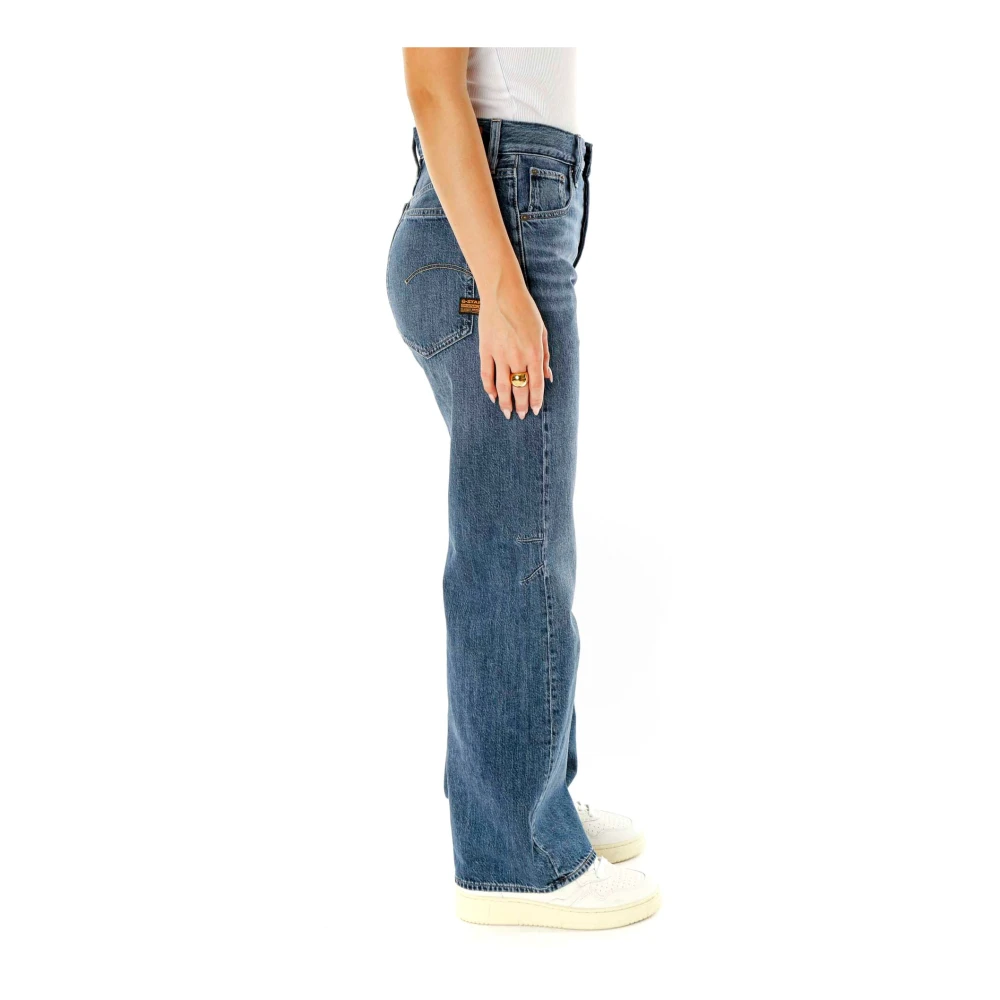 G-Star Gebogen 3D Boyfriend Fit Jeans Blue Dames
