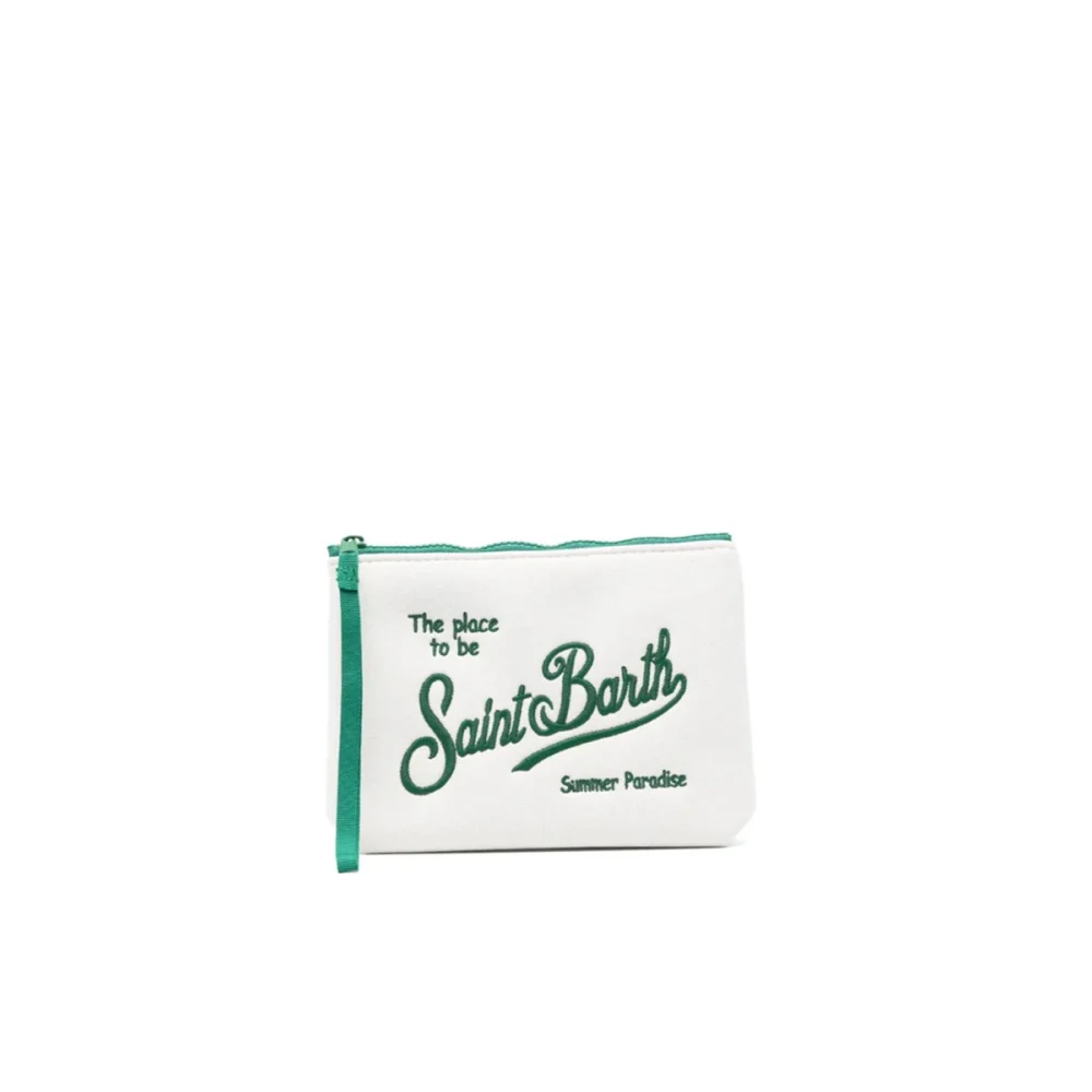 Mc2 Saint Barth Women's White Clutches, One Size, Aline Piquet Pochette