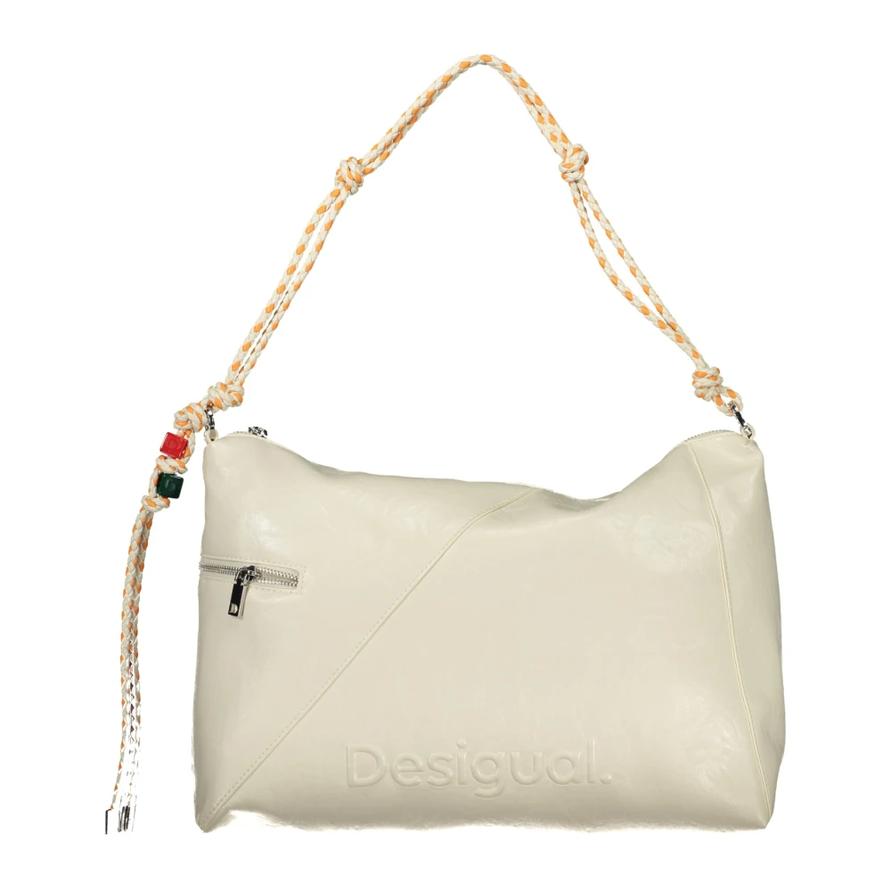 Desigual Vrouw Wit Half Logo Bag Leiria 2.0