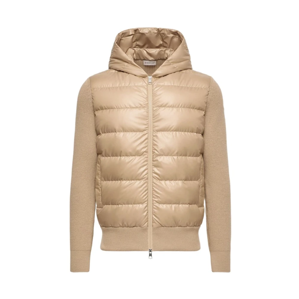 Moncler Beige Coats - Male - Winter Jackets - L - Jackets
