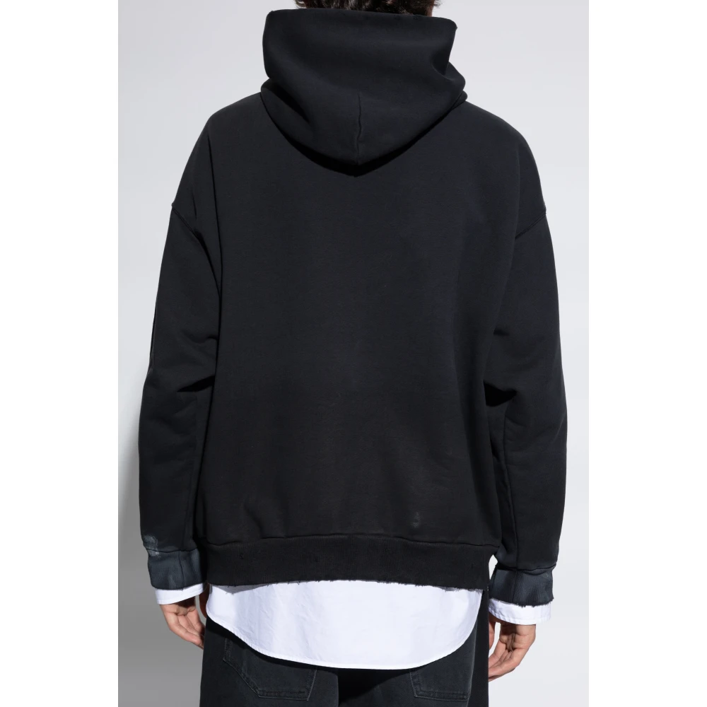Balenciaga Katoenen sweatshirt Black Heren