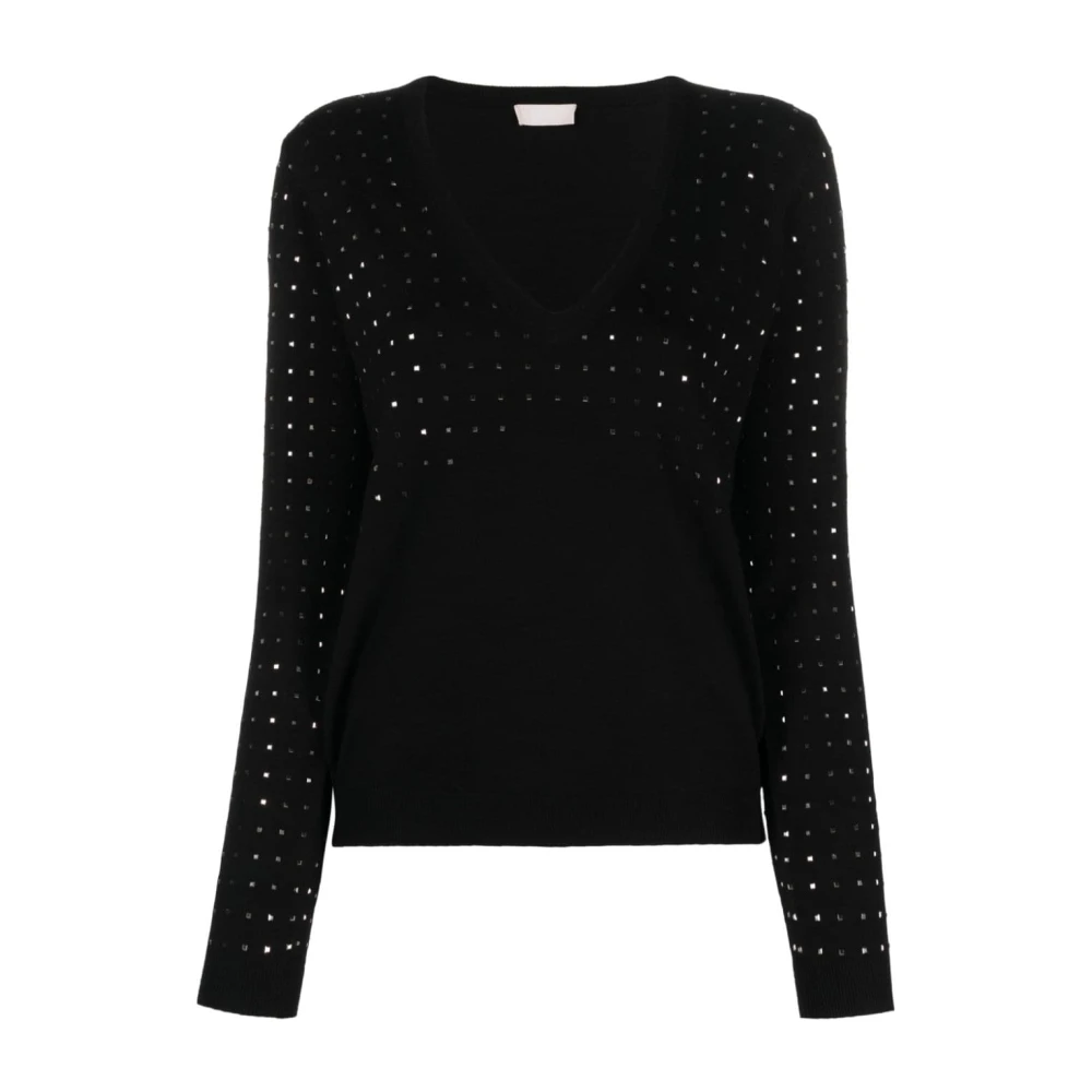 Liu Jo Zwarte Sweaters voor Vrouwen Black Dames