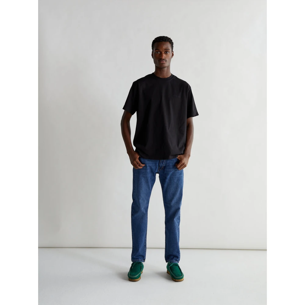 Woodbird Straight Jeans Blue Heren