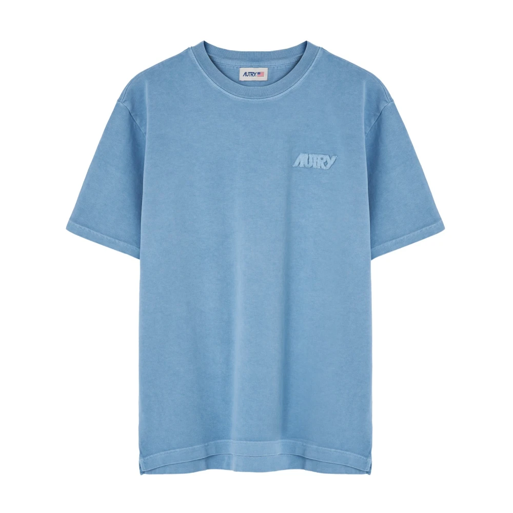 Autry T-Shirts Blue Heren