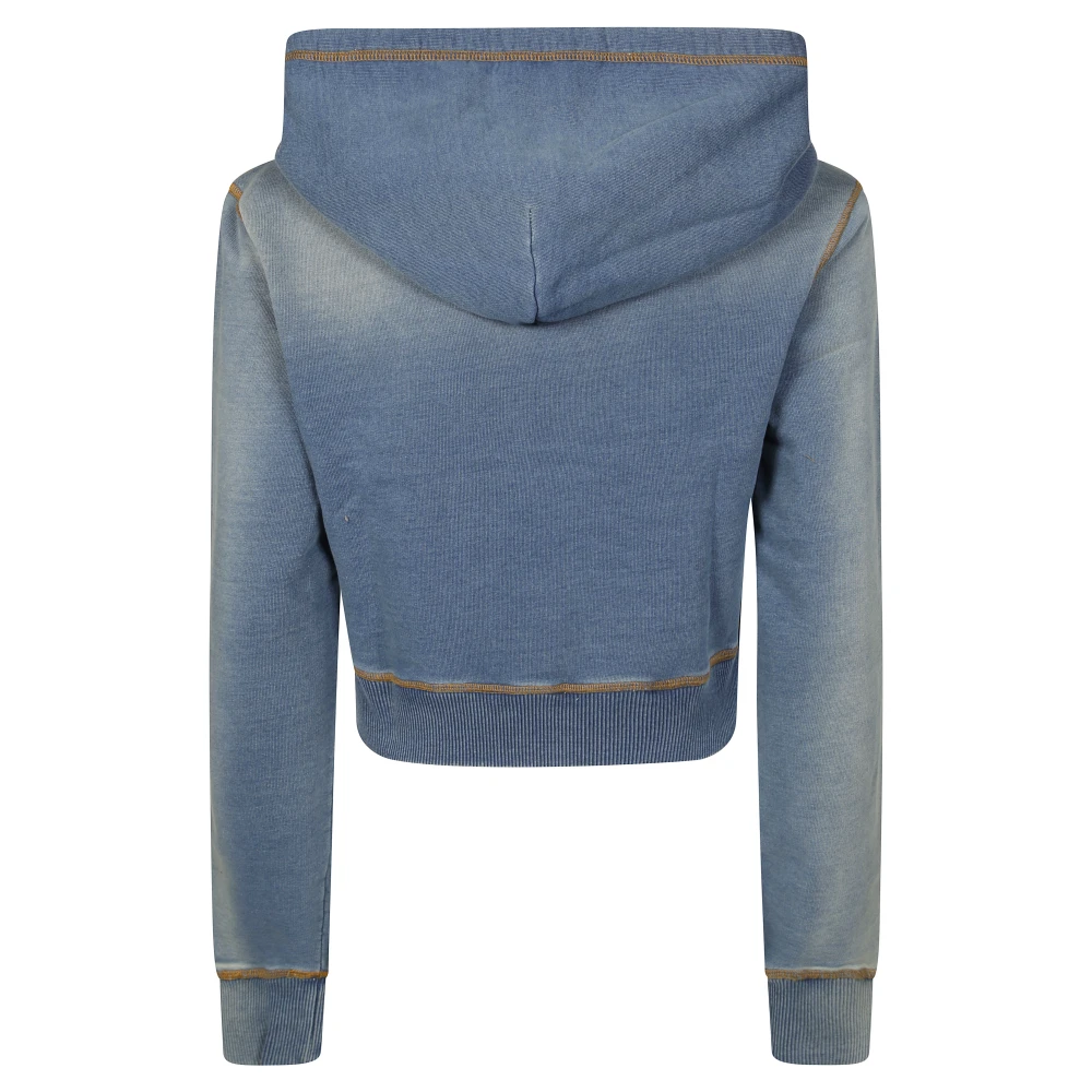 Diesel Slanke Hoodie Blue Dames