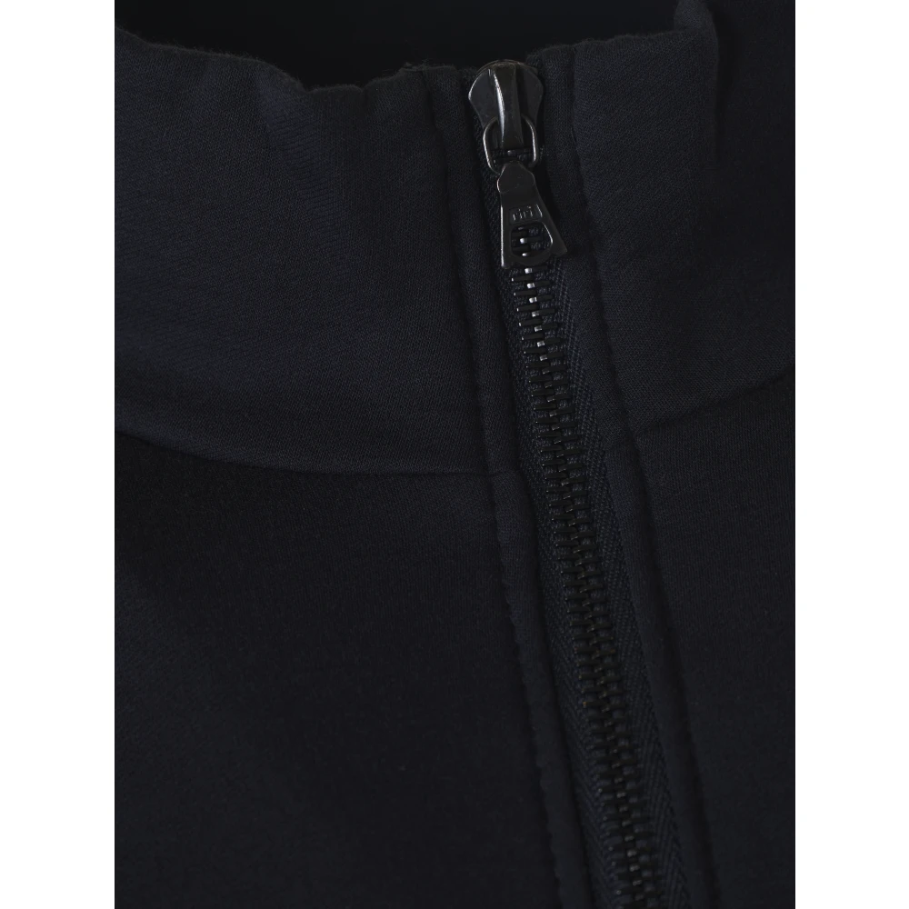 Auralee Hoge Gauge Sweat Half Zip Sweater Blue Heren