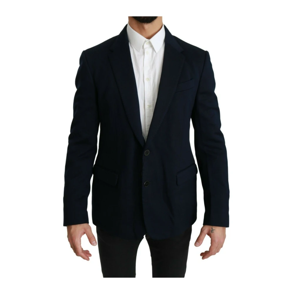 Dolce & Gabbana Men's Blue Elegant Dark Blazer Extra Large