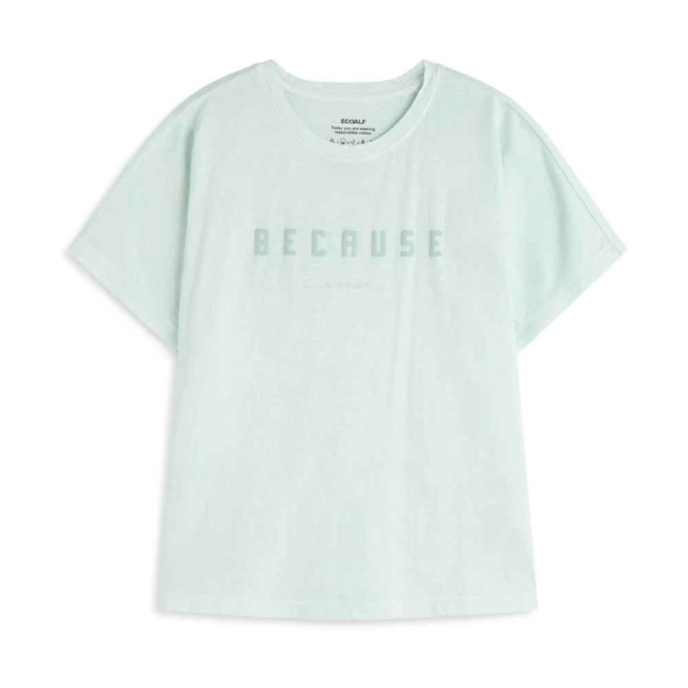 Ecoalf Blauw Baby T-shirt Kemi Blue Dames