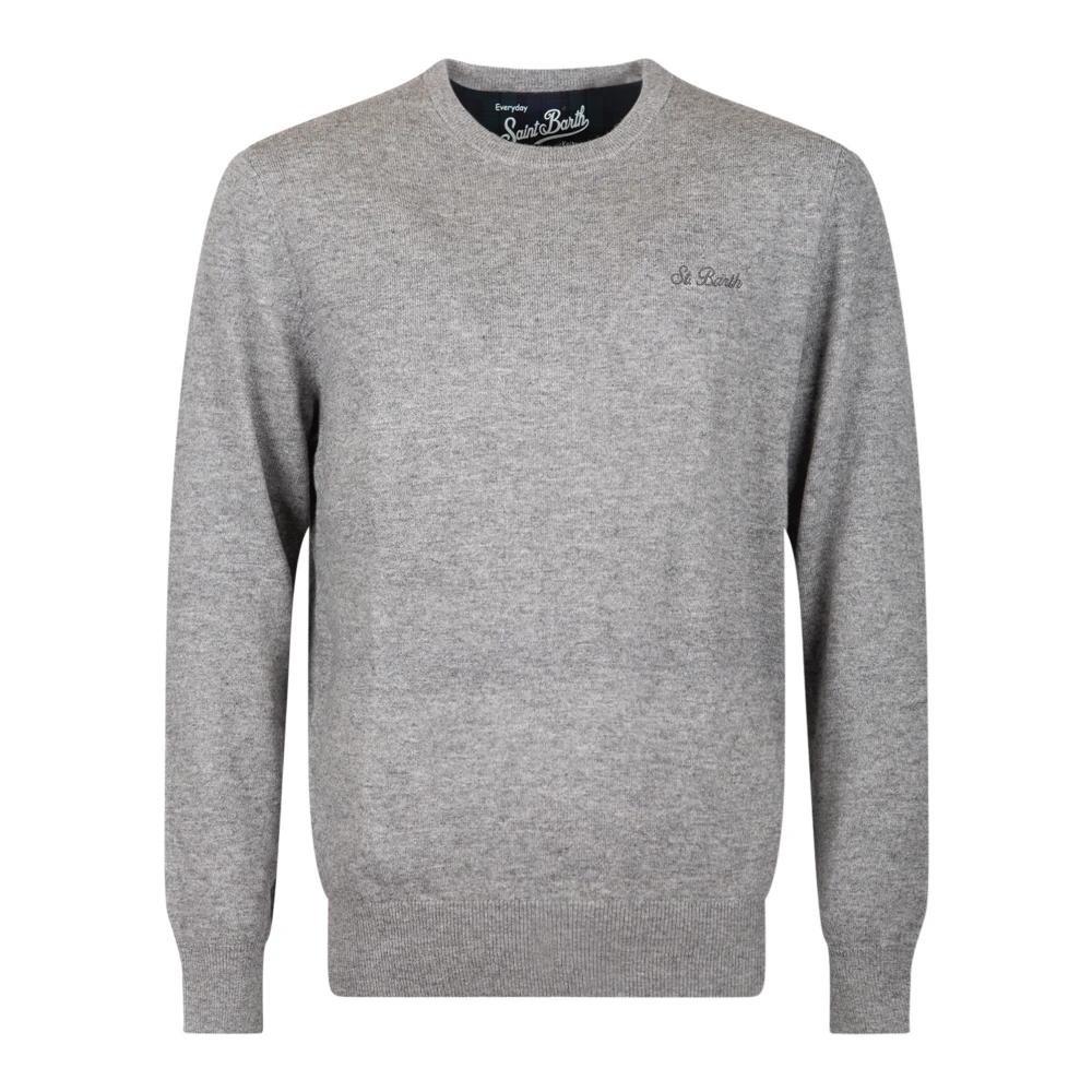MC2 Saint Barth Regent Grijze Lamswol Herentrui Gray Heren