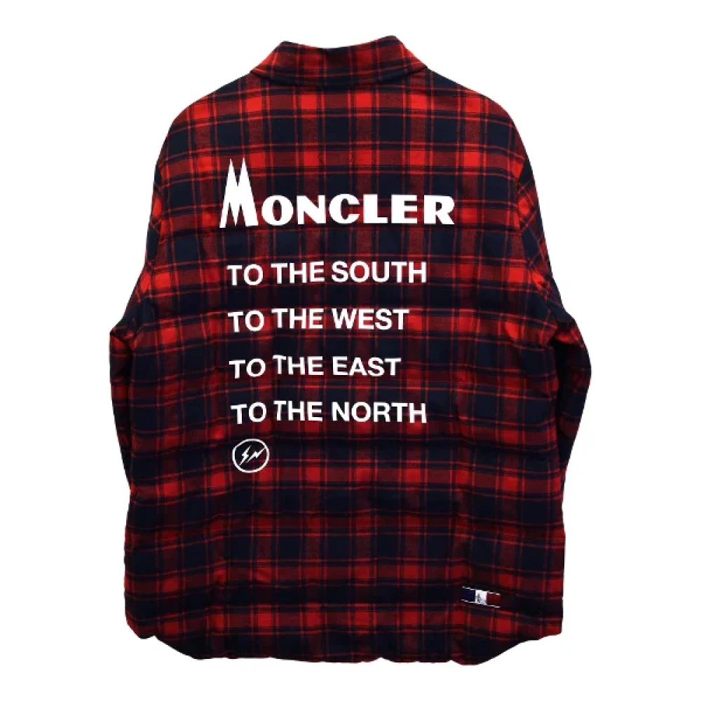 Moncler Pre-owned Cotton tops Red Dames