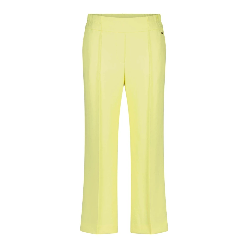 Marc Cain Wide Trousers Yellow Dames