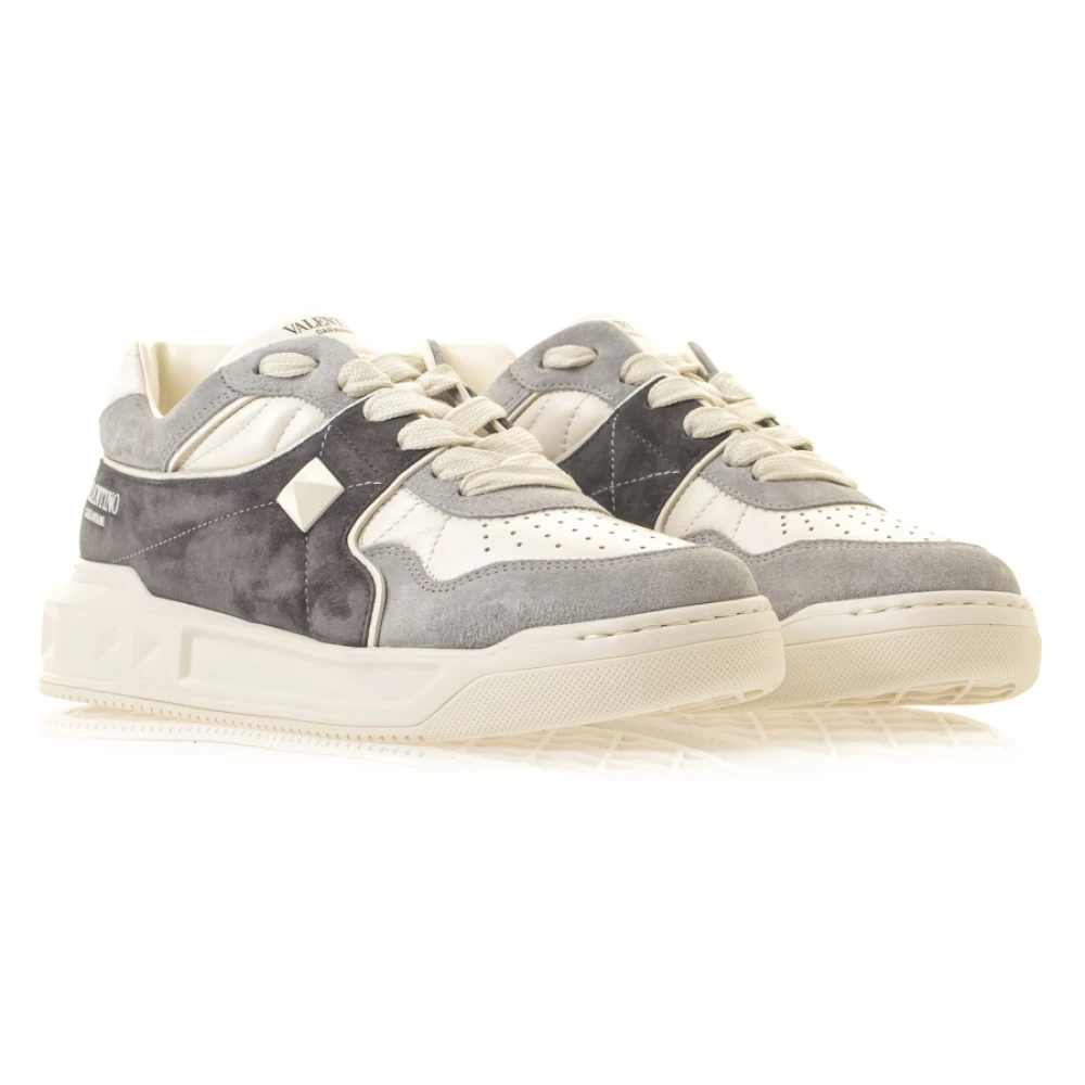 Valentino Garavani One Stud Sneaker Gray Heren