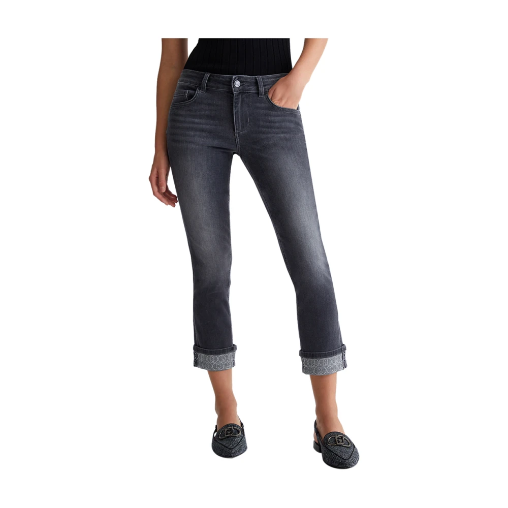 Liu Jo Zwarte Klassieke Jeans Black Dames