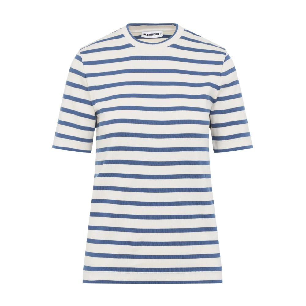 Jil Sander Women's Multicolor T-Shirts, M, Cornsilk Cotton T-Shirt
