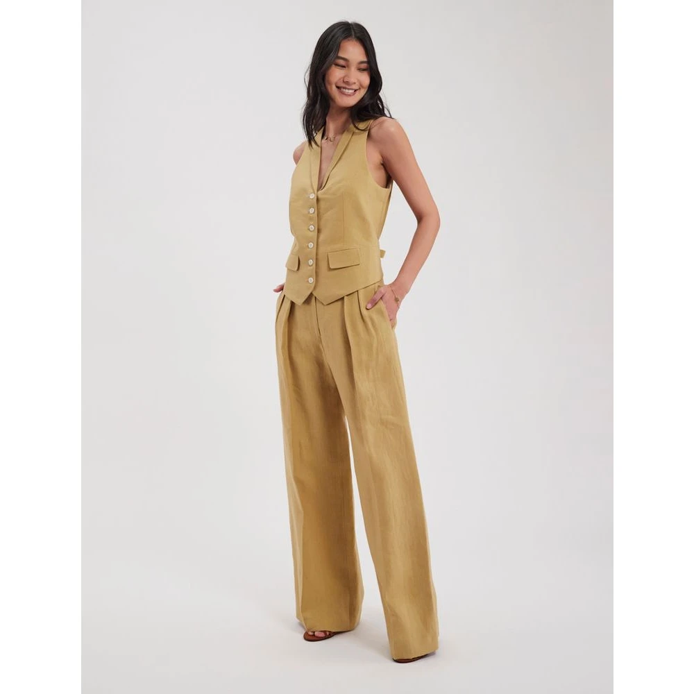 Ines De La Fressange Paris Marlene Broek Yellow Dames