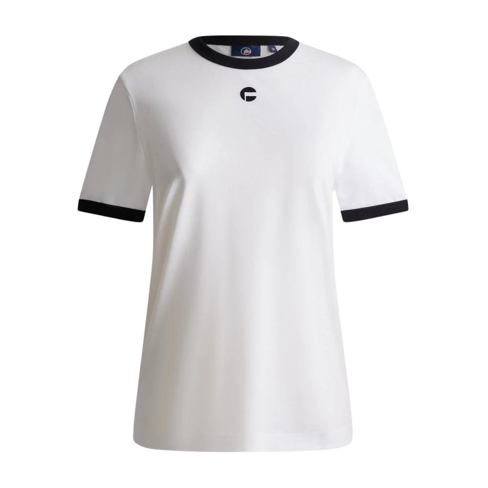 Fusalp Donna Bianco Top, L, New,