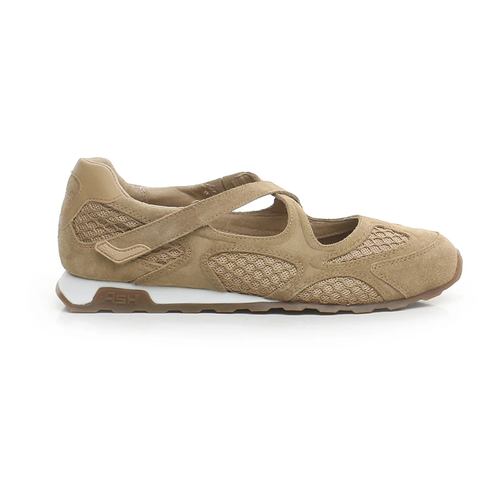 Ash Beige Kore Mary Jane Ballet Flats - Female - Ballerina Shoes - 6 Uk - Shoes