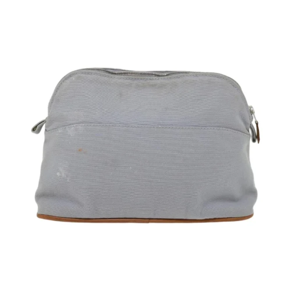 Hermès Vintage Pre-owned Cotton pouches Blue Dames