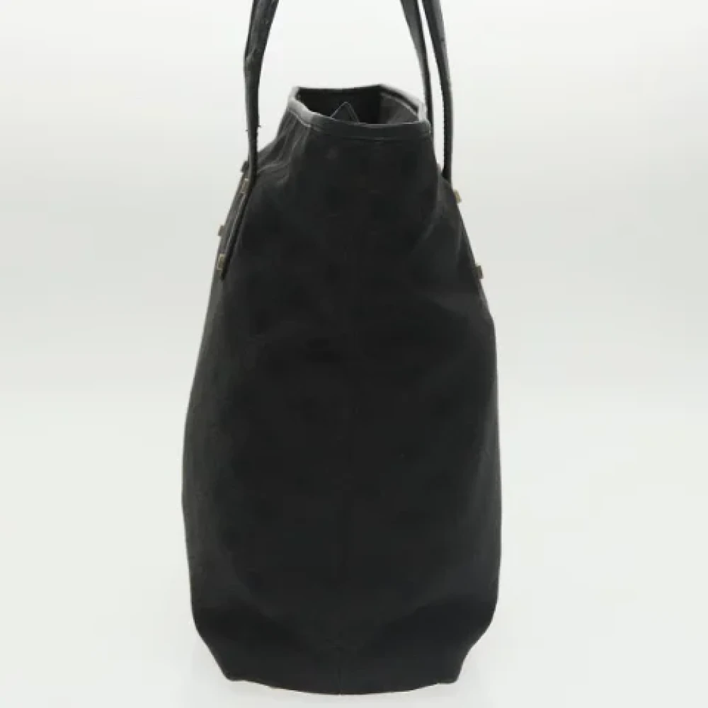 Salvatore Ferragamo Pre-owned Canvas handbags Black Dames