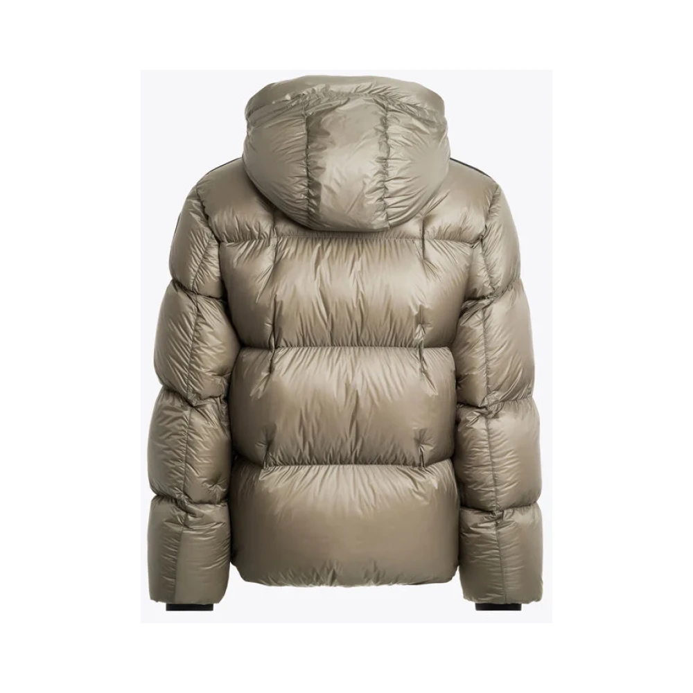 Parajumpers Korte Donsjas met Capuchon Powder Style Brown Heren