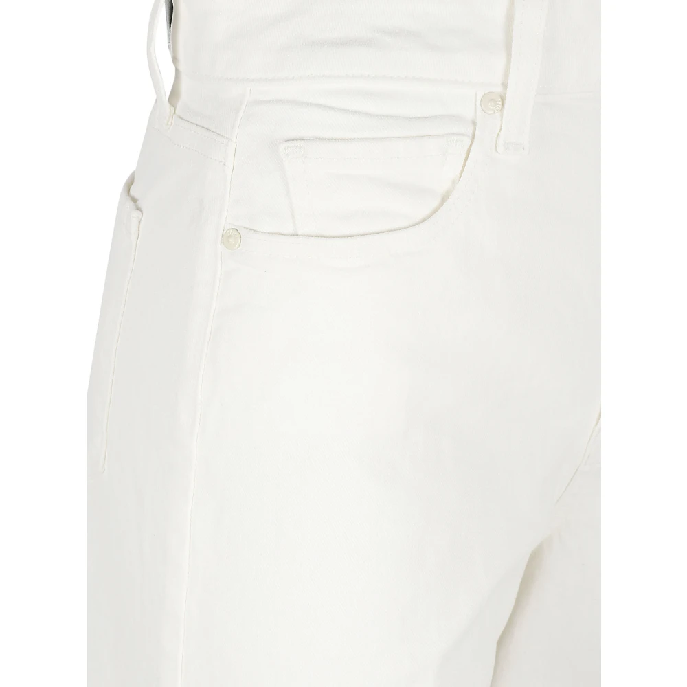 Paige Beige Katoen Elastaan Jeans Gemaakt in Mexico Beige Dames