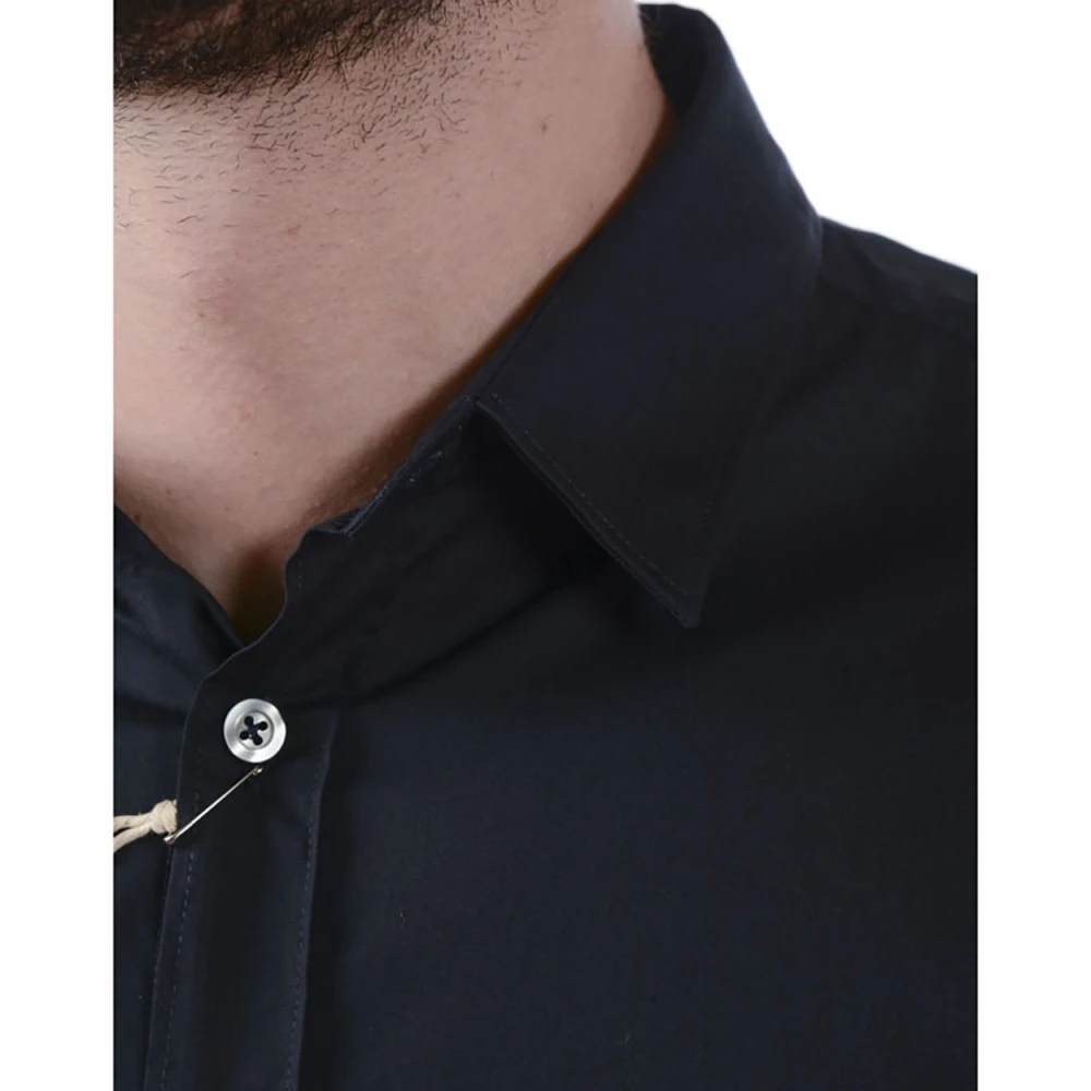 Daniele Alessandrini Basis Shirt Blue Heren