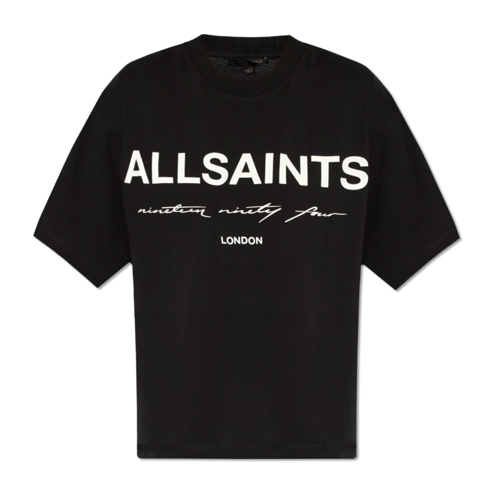 AllSaints Oversized T-shirt 'Helis' Black Dames