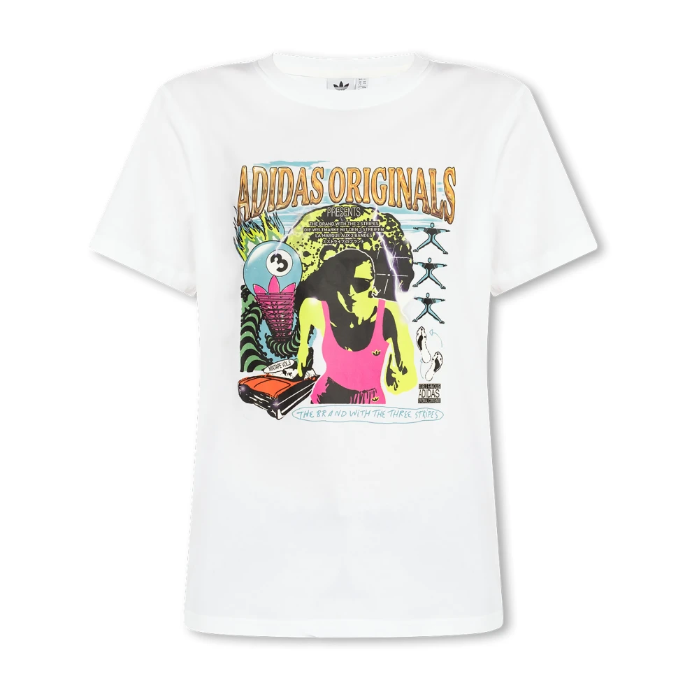 Adidas Originals Music Graphic T-shirt T-shirts white maat: XS beschikbare maaten:XS S M L