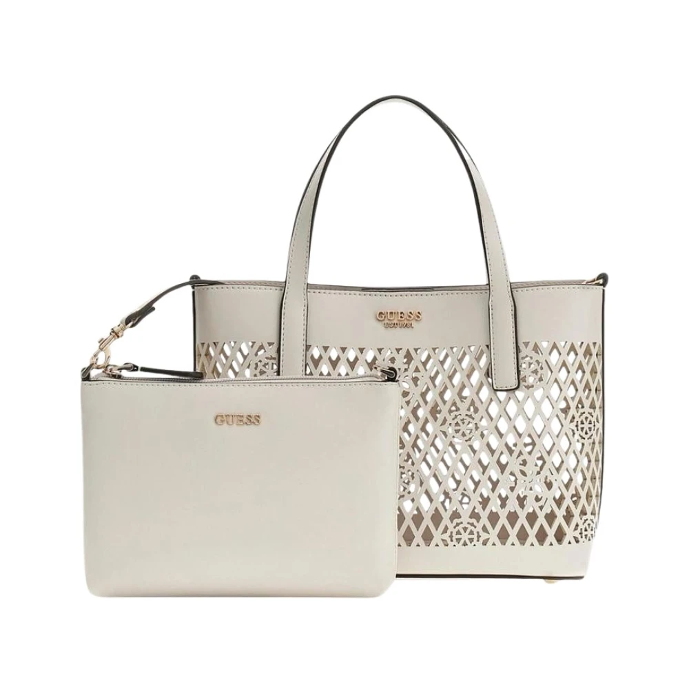 Guess Women's White Letty 2 In 1 Mini Tote