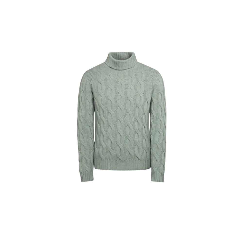 Moorer Men's Green Turtlenecks, 3XL, Gordon-Ws3 Turtleneck Jumper