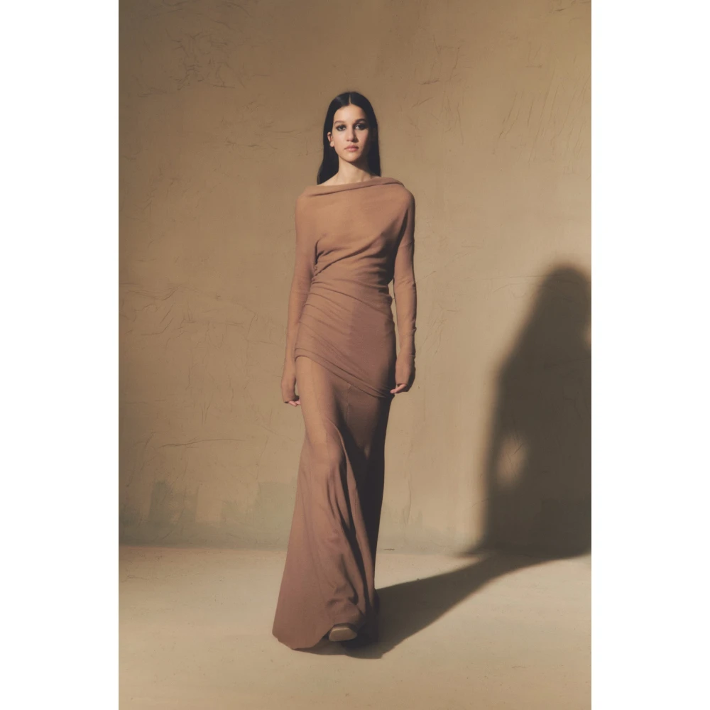 Cortana Jenny top in maagdelijke wol dune Beige Dames