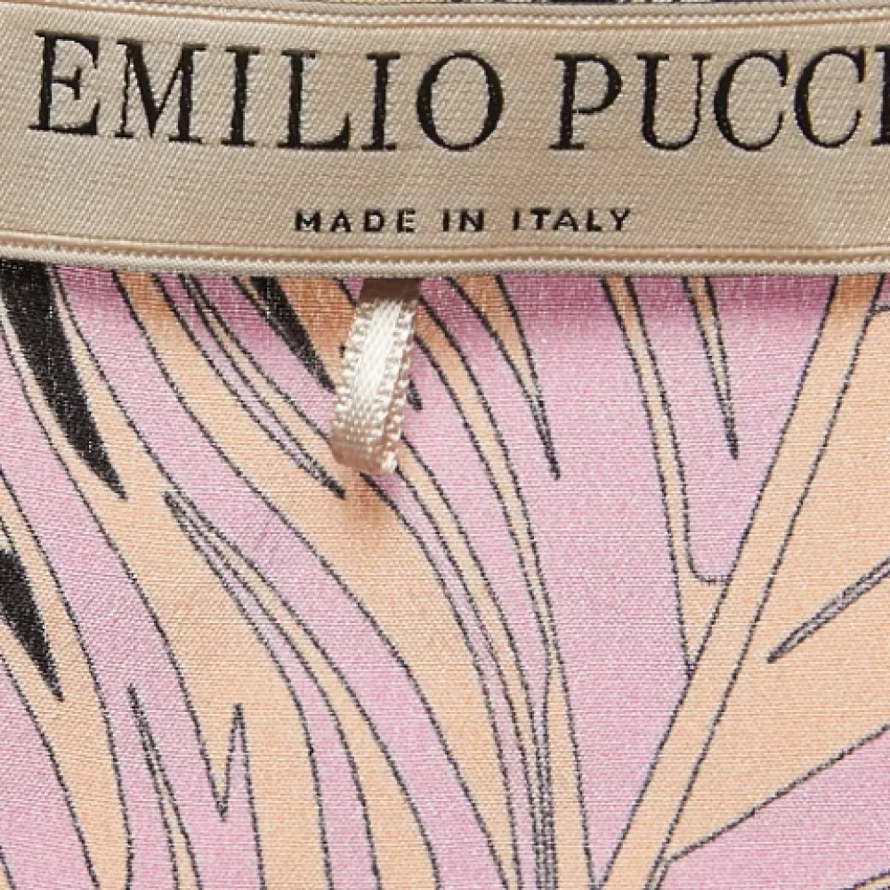 Emilio Pucci Pre-owned Silk tops Black Dames