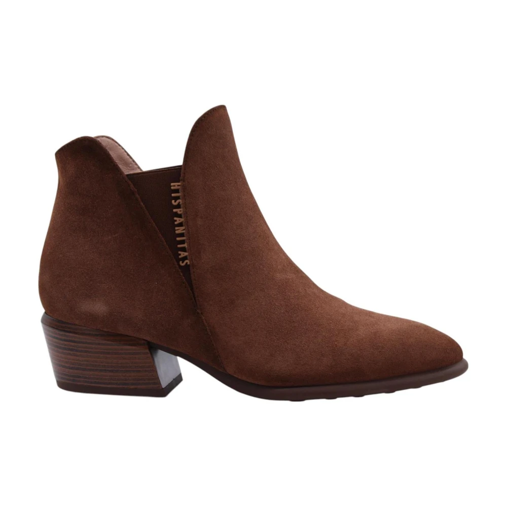 Hispanitas Women's Avellana Suede Verona Ankle Boots Colour: : Size 5 - Image 3