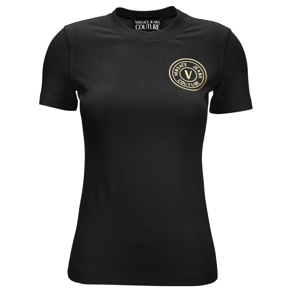 Versace Femme Noir Tops, Taille: 34 Fr T-Shirts Et Polos