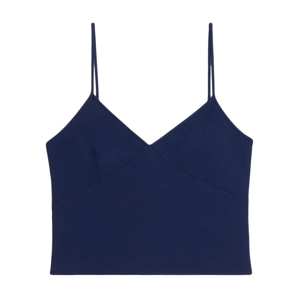 Ami Paris Donna Blu Top, S, New,