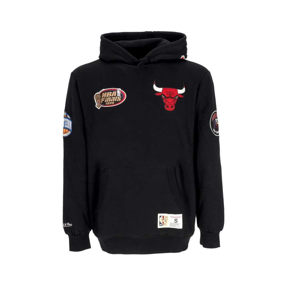 Mitchell & Ness Chicago Bulls NBA Hometown Fleece Hoodie Black Heren
