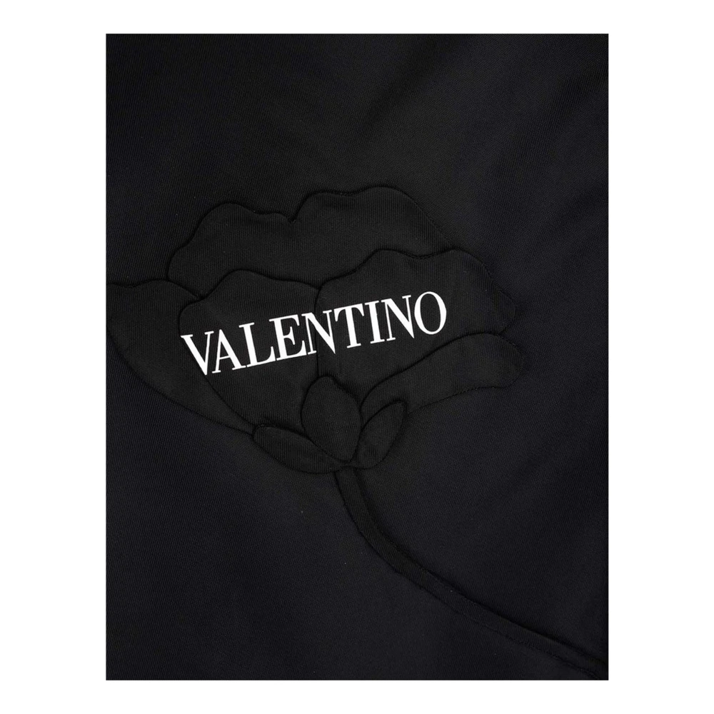 Valentino Bloemenborduurwerk Bermuda Shorts Black Heren