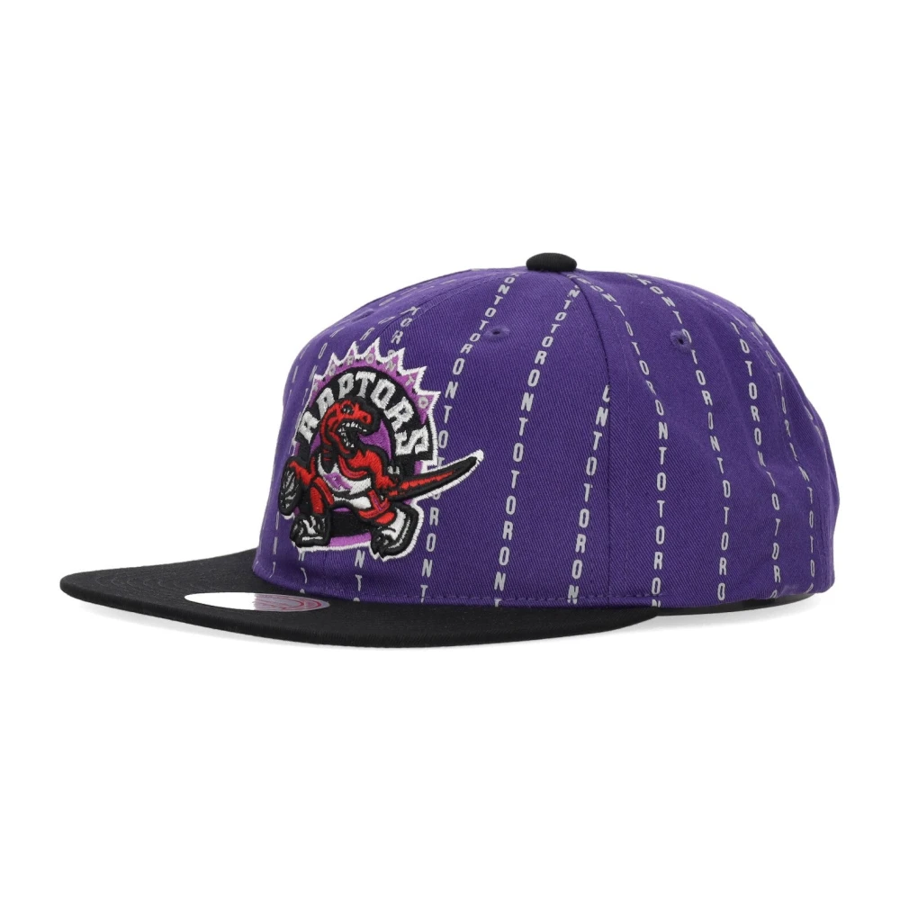 Mitchell & Ness NBA City Pinstripe Cap Purple Heren