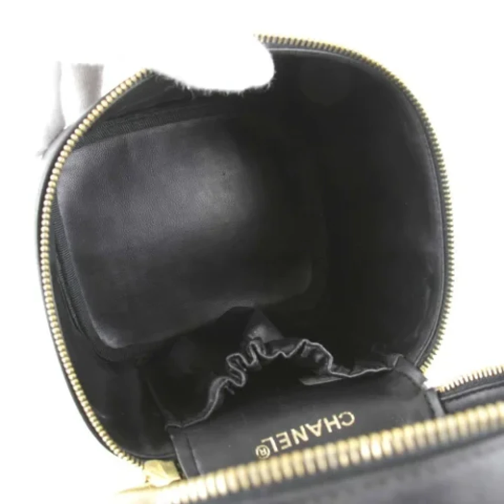 Chanel Vintage Pre-owned Leather chanel-bags Black Dames