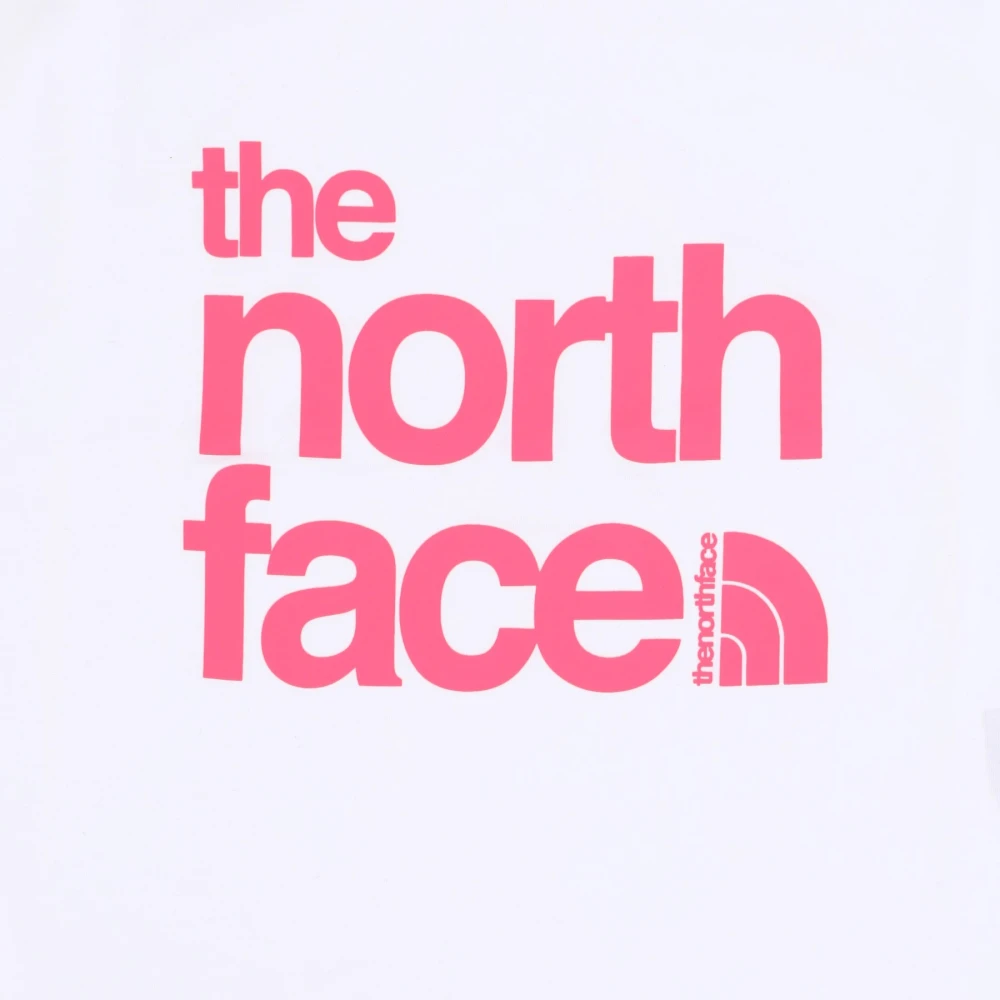 The North Face Coördinaten Crop Tee Wit White Dames
