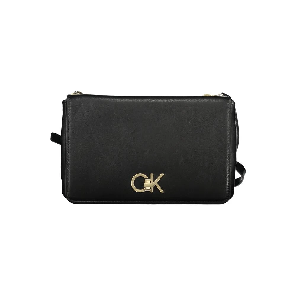 Calvin Klein Black Polyester Handbag - Female - Cross Body Bags - Black - One Size - Bags