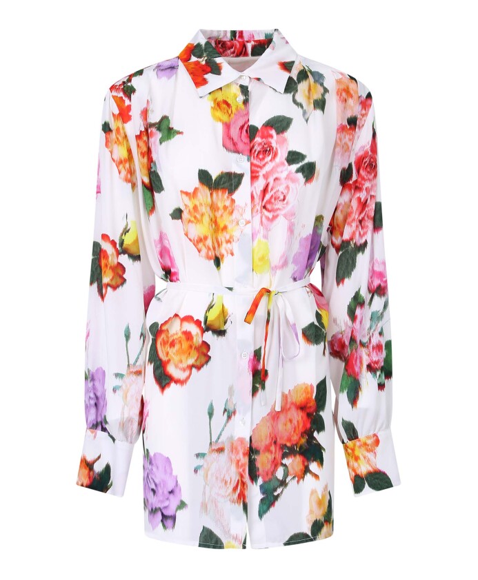 relaxed-fit-long-floral-print-shirt-with-tie-up