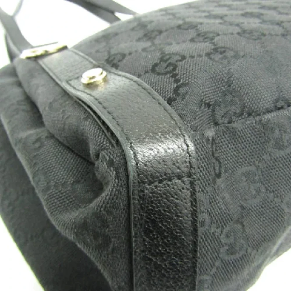 Gucci Vintage Pre-owned Canvas totes Black Dames