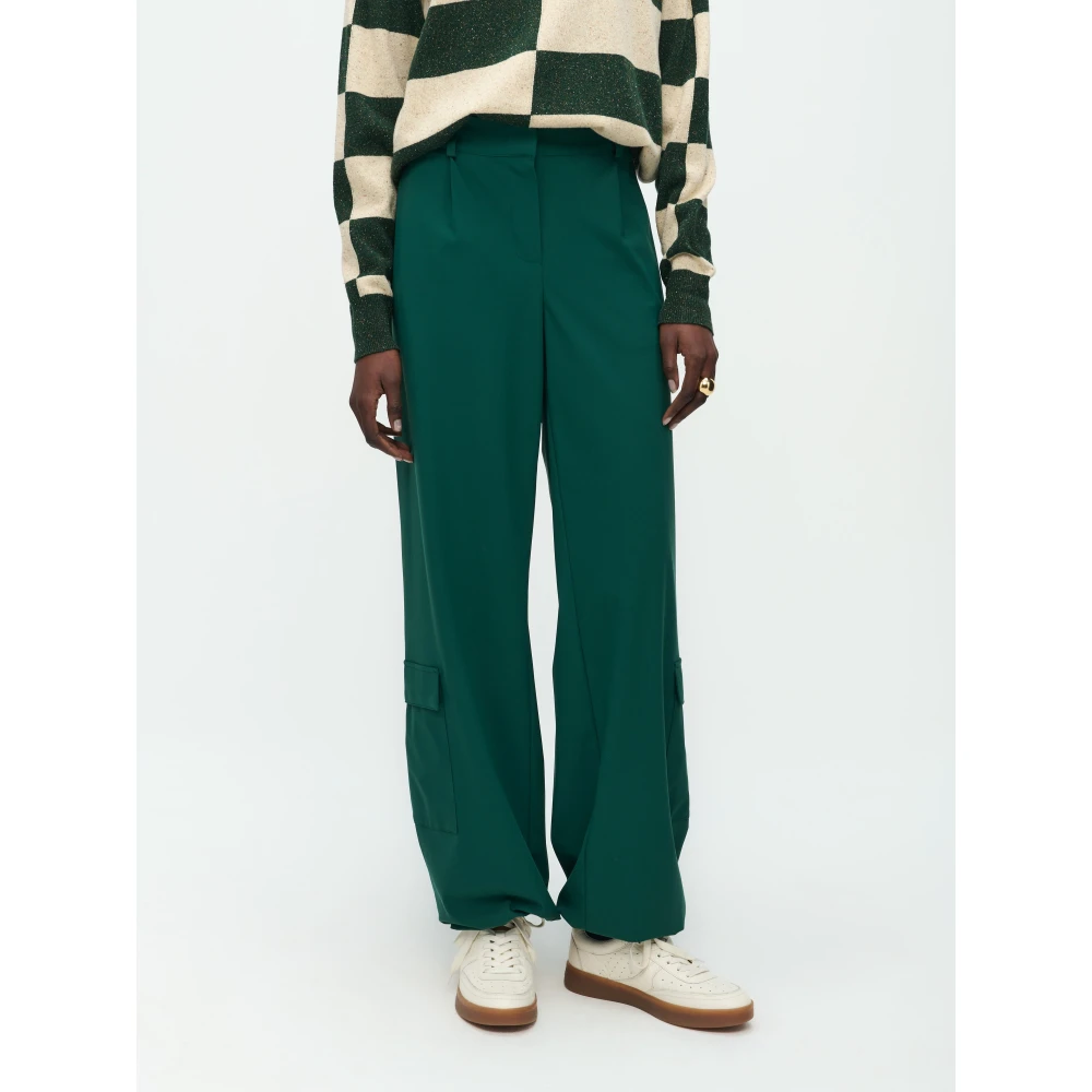 Jane Lushka Vella Broek Technisch Jersey Green Dames