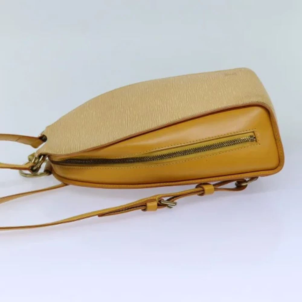 Louis Vuitton Vintage Pre-owned Leather backpacks Yellow Dames