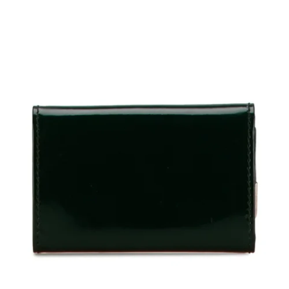 Gucci Vintage Pre-owned Leather key-holders Green Dames