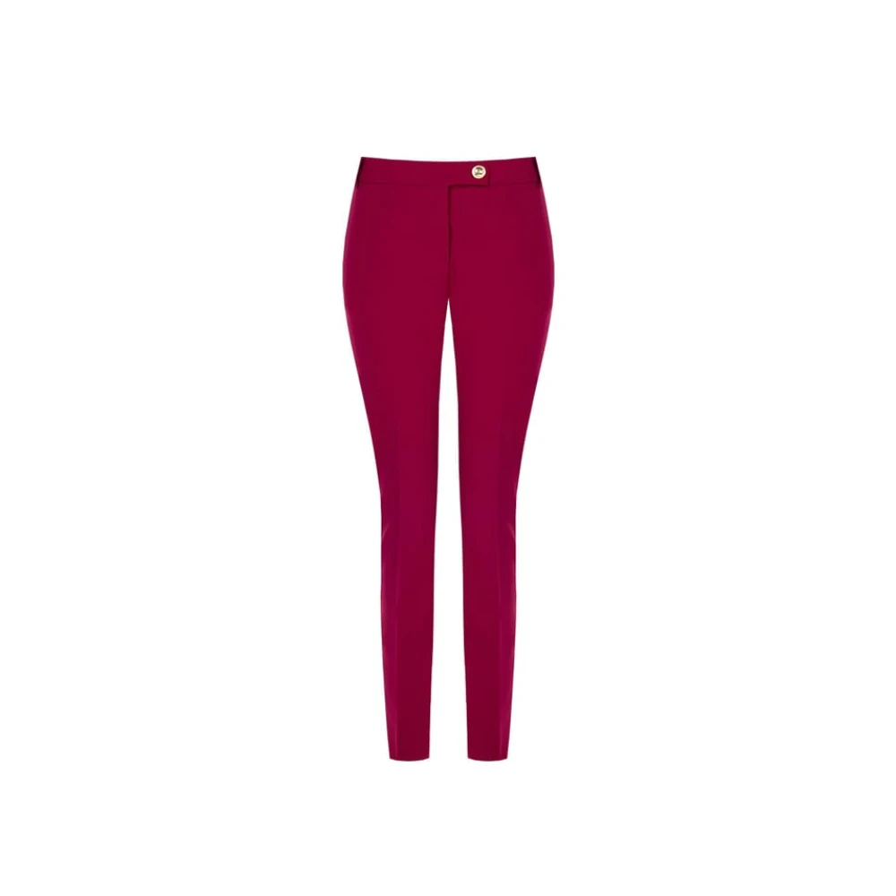 RINASCIMENTO Technische Skinny Broek Red Dames